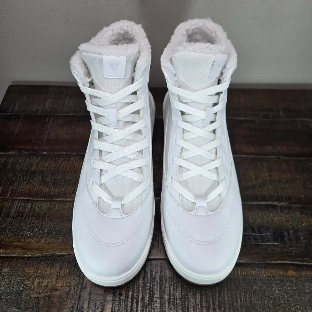 NEW Vessi Alta High Top Sneaker Mens Size 11 Winter Waterproof Boots Shoes White
